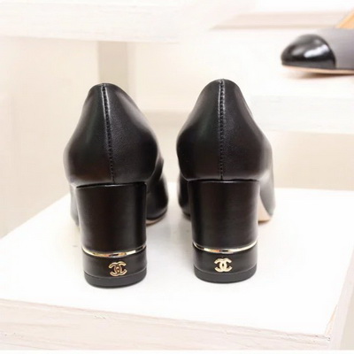 CHANEL Shallow mouth Block heel Shoes Women--002